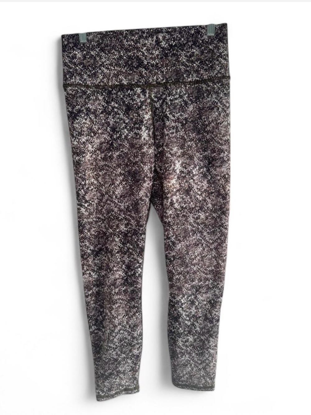 Fabletics Brown & Gray Speckled High-Waist PowerHold Leggings